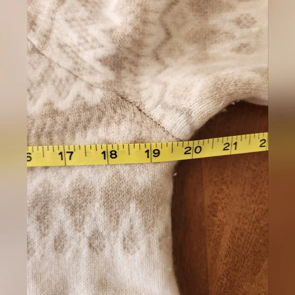 Vineyard Vines Cream Cashmere Crewneck Fair Isle Sweater M - Picture 12 of 12